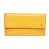 Image 1 : Louis Vuitton Yellow Epi Leather International Wallet