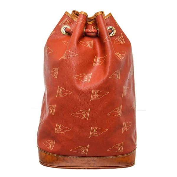 Louis Vuitton Red Leather Saint Tropez Cup Shoulder Bag