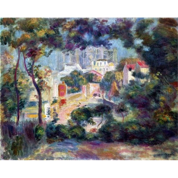 Renoir - Landscape With A View Of The Sacred Heart