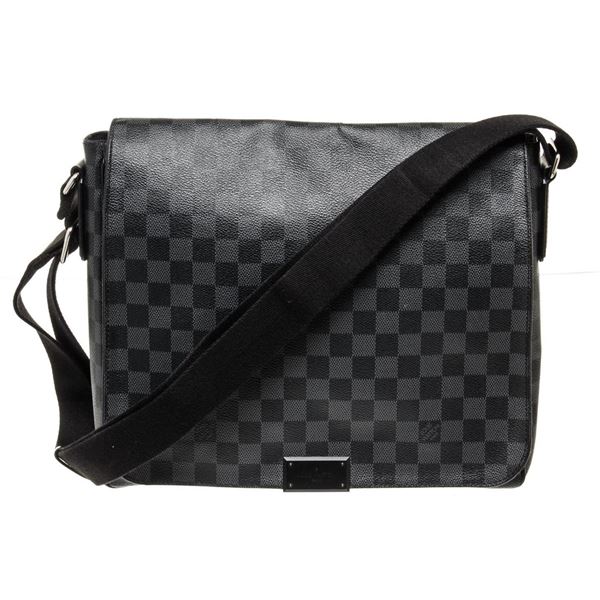 Louis Vuitton Black District MM Messenger Bag