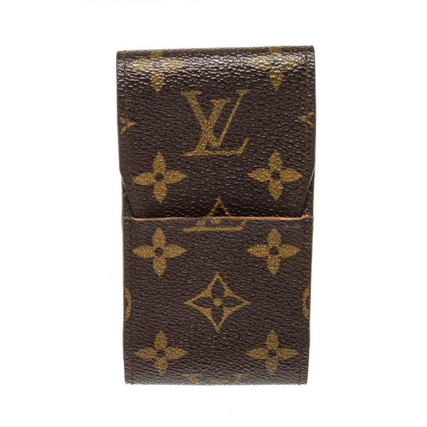 Louis Vuitton Brown Monogram Canvas Cigarette Case