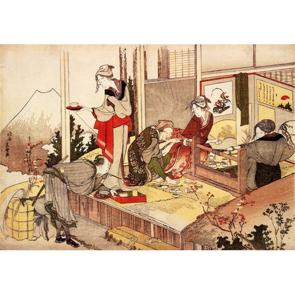 Hokusai - The Studio of Netsuke