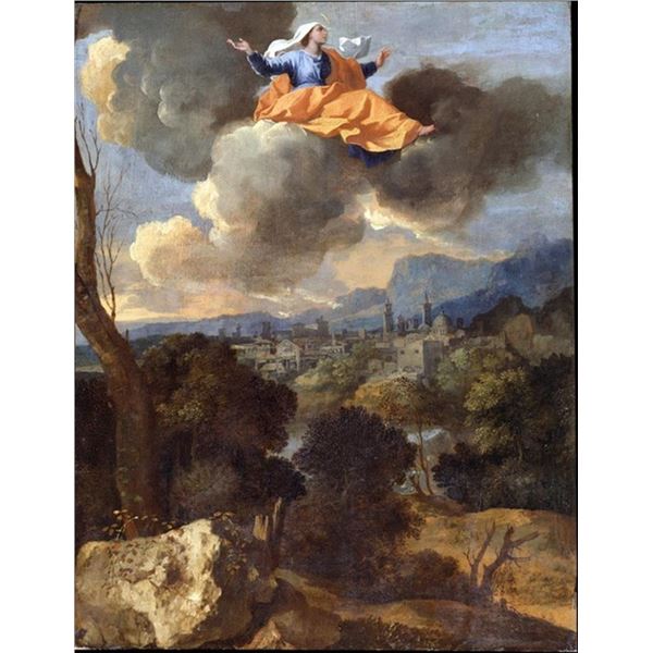 Nicolas Poussin - The Translation of Saint Rita of Cascia