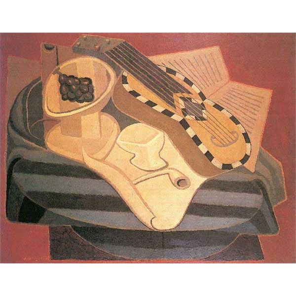 Juan Gris - Guitar With Ornaments