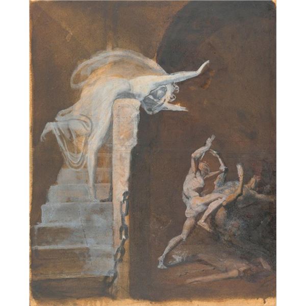 Henry Fuseli - Ariadne, Theseus and the Minotaur