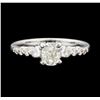 Image 2 : 1.12 ctw Diamond Ring - 14KT White Gold