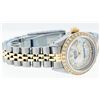 Image 6 : Rolex Ladies 2 Tone MOP String Diamond Oyster Perpetual Datejust Wristwatch
