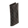 Image 2 : Louis Vuitton Black Graphite Damier Canvas Brazza Wallet