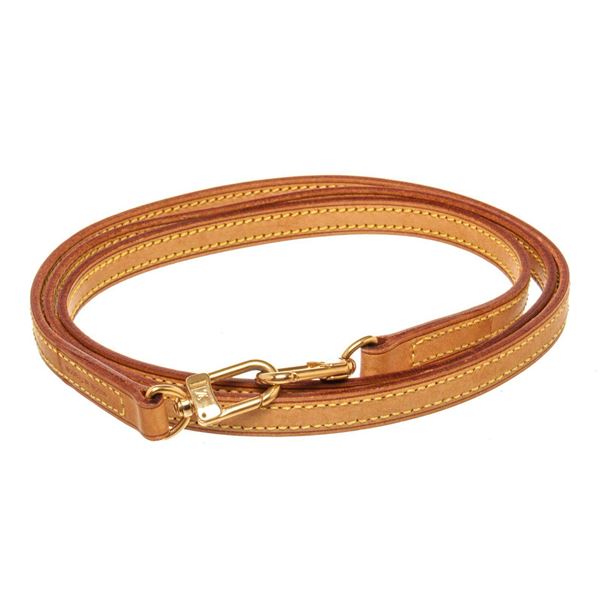Louis Vuitton Beige Leather Shoulder Strap