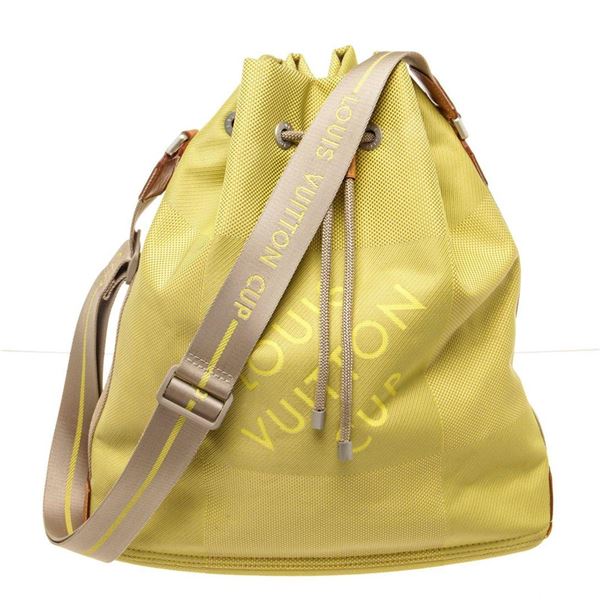 Louis Vuitton Yellow Canvas Jean Weatherly Shoulder Bag