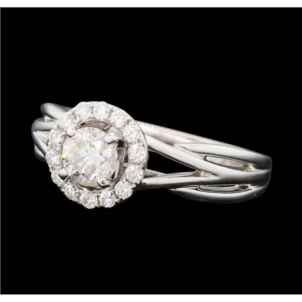 0.74 ctw Diamond Ring - 14KT White Gold