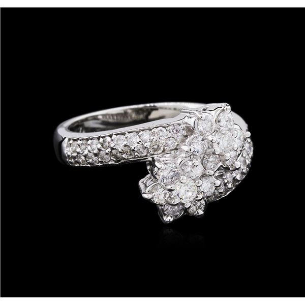 0.76 ctw Diamond Ring - 14KT White Gold