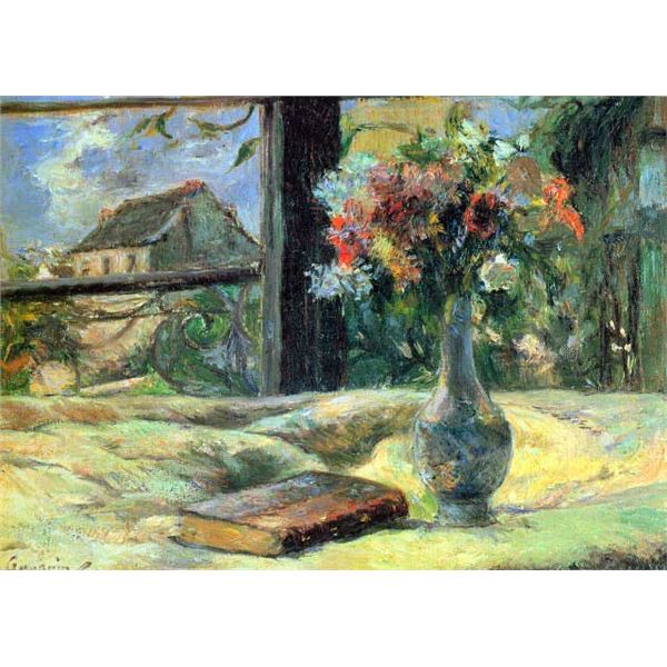 Paul Gauguin - Flower Vase in Window