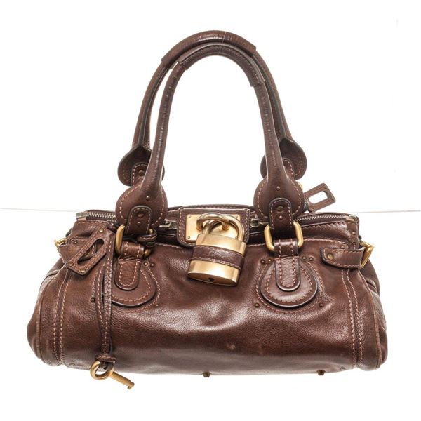 Chloe Brown Leather Paddington Shoulder Bag