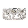 Image 2 : 0.58 ctw Diamond Half-Dome Band - 14KT White Gold