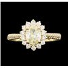 Image 2 : 1.20 ctw Diamond Ring - 14KT Yellow Gold