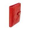 Image 2 : Louis Vuitton Red Monogram Vernis Leather Agenda PM Wallet