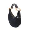 Image 3 : Gucci Black Leather Bamboo Ring Hobo Bag
