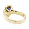 Image 3 : 1.48 ctw Sapphire and Diamond Ring - 14KT Yellow Gold