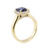 Image 4 : 1.48 ctw Sapphire and Diamond Ring - 14KT Yellow Gold