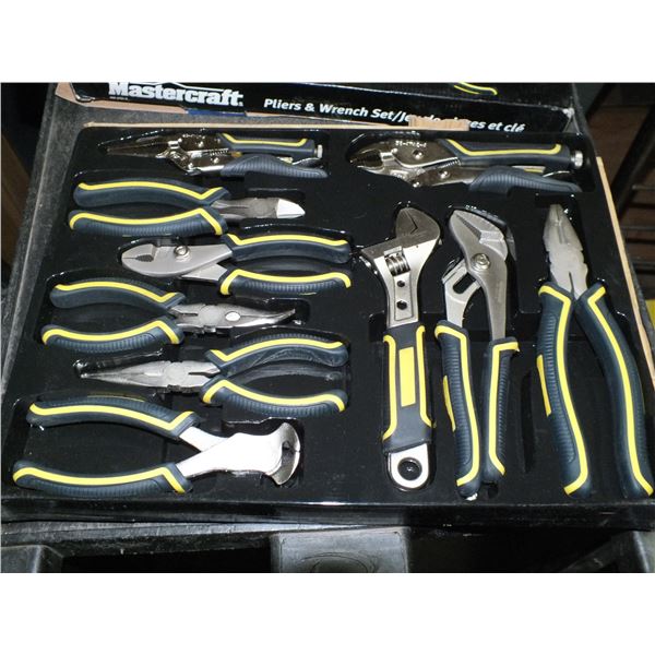 Mastercraft 10pc Pilers & Wrench Set