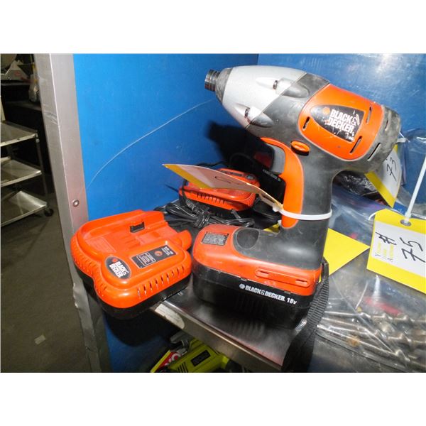 Black & Decker 18 volt Drill