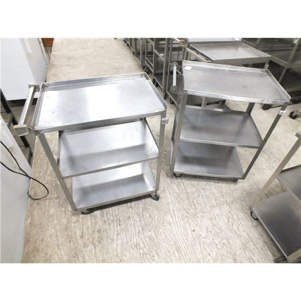 2 Catering Carts On Wheels