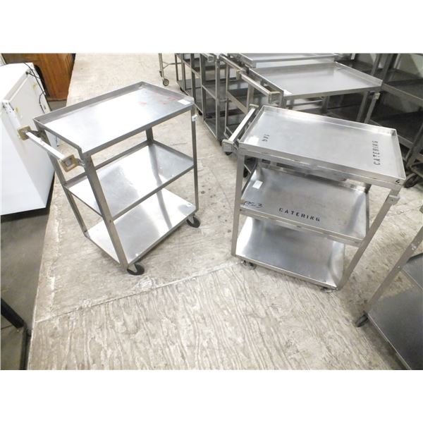 2 Catering Carts On Wheels
