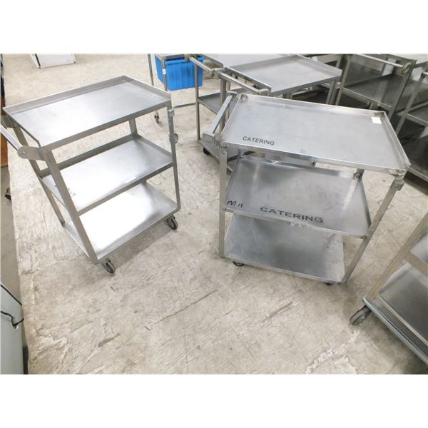 2 Catering Carts On Wheels