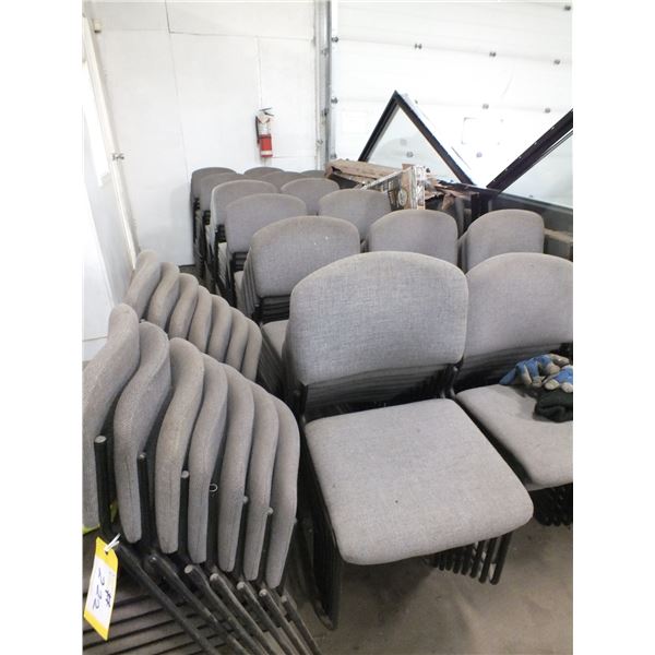 140 Grey Stacking Chairs