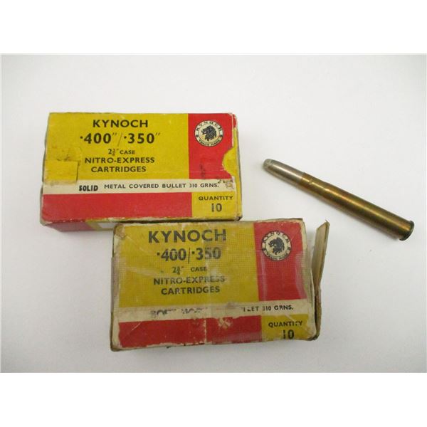 KYNOCH .400/.350 COLLECTIBLE AMMO