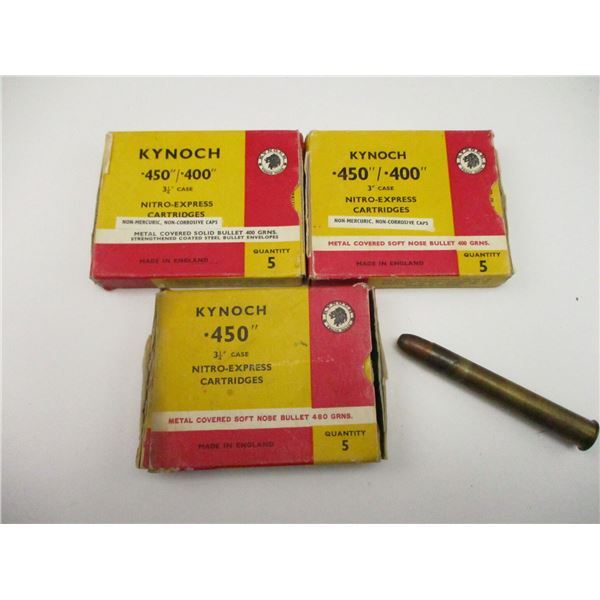 KYNOCH .450" COLLECTIBLE AMMO