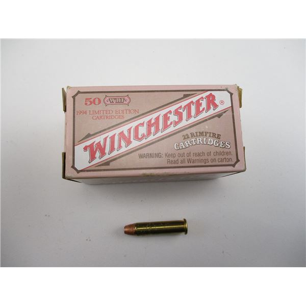 WINCHESTER .22 WRF COLLECTIBLE AMMO