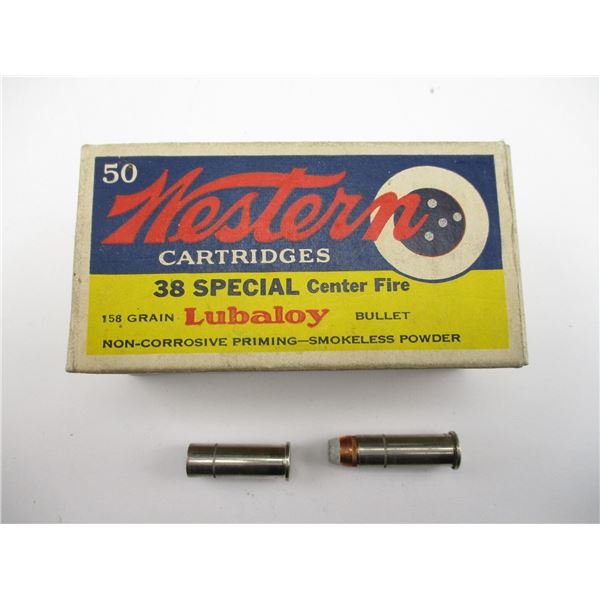 WESTERN .38 SPECIAL COLLECTIBLE AMMO