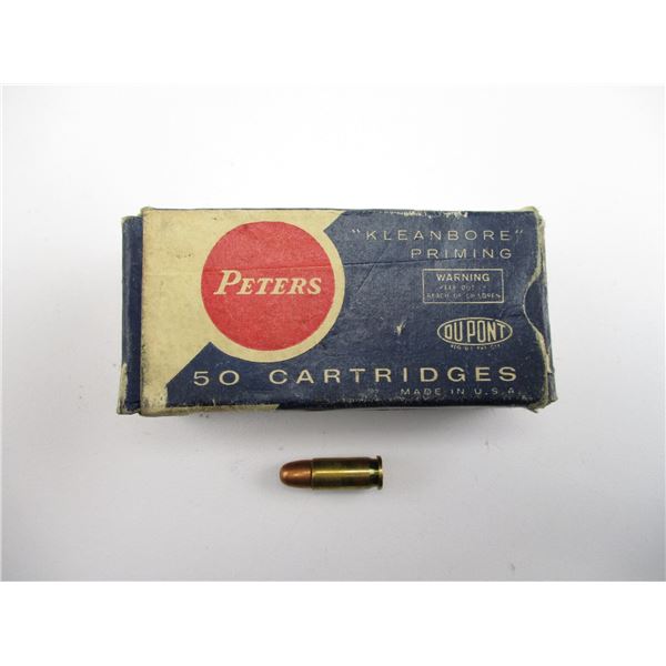 PETERS .25 AUTOMATIC COLLECTIBLE AMMO