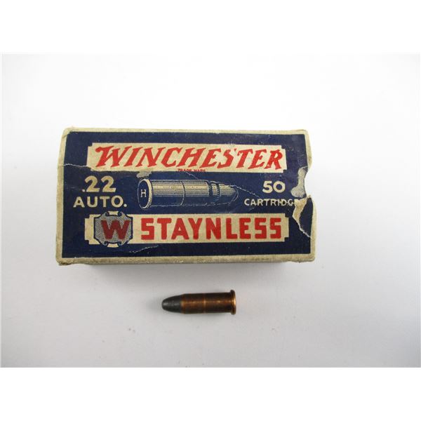 WINCHESTER .22 AUTO COLLECTIBLE AMMO
