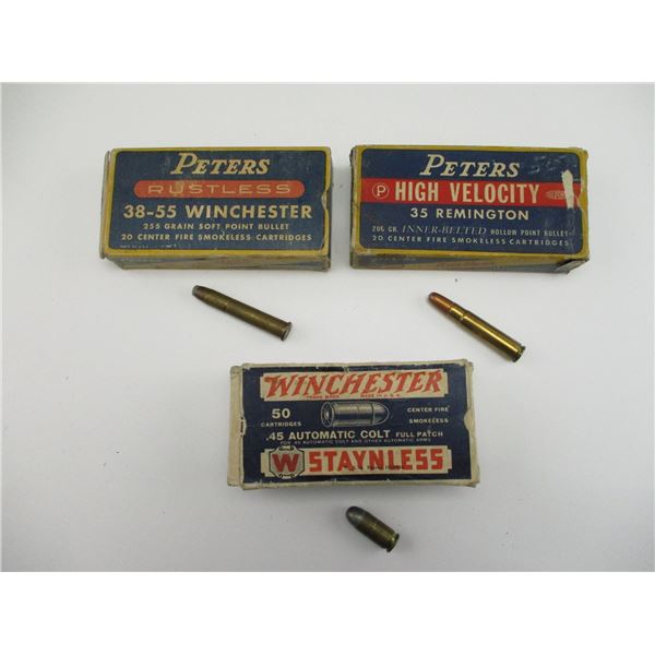 ASSORTED COLLECTIBLE AMMO LOT