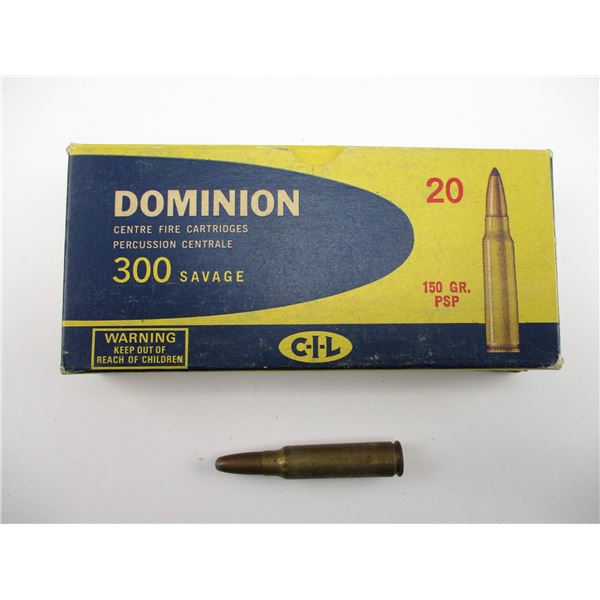 DOMINION .300 SAV COLLECTIBLE AMMO