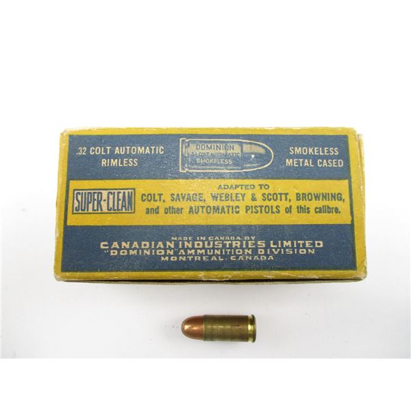 DOMINION .32 AUTO COLLECTIBLE AMMO