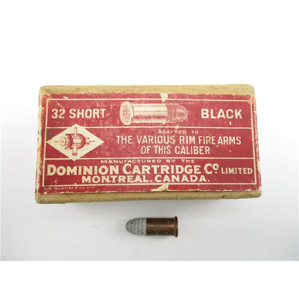 DOMINION .32 SHORT COLLECTIBLE AMMO