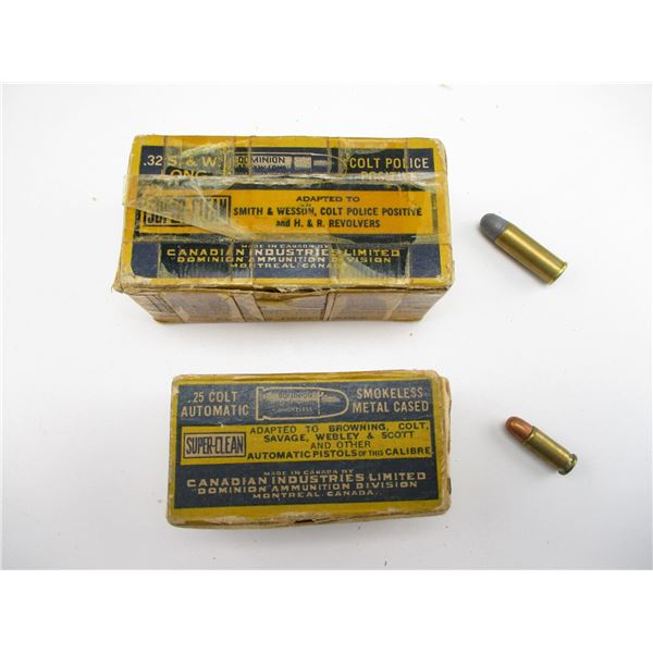 ASSORTED DOMINION COLLECTIBLE AMMO