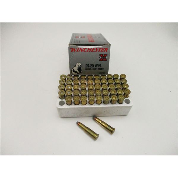 WINCHESTER SUPER-X 25-20 WIN AMMO