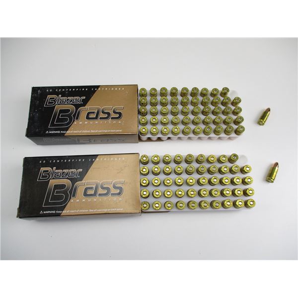 BLAZER BRASS 9MM LUGER AMMO
