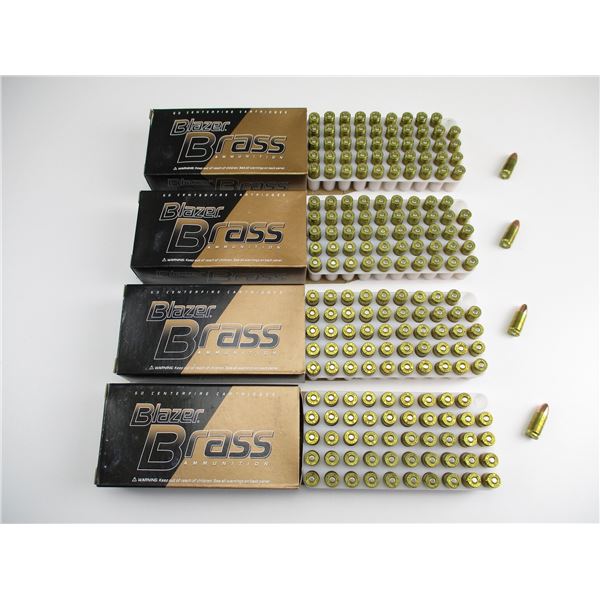 BLAZER BRASS 9MM LUGER AMMO