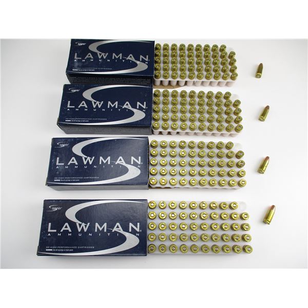 SPEER LAWMAN 9MM LUGER AMMO