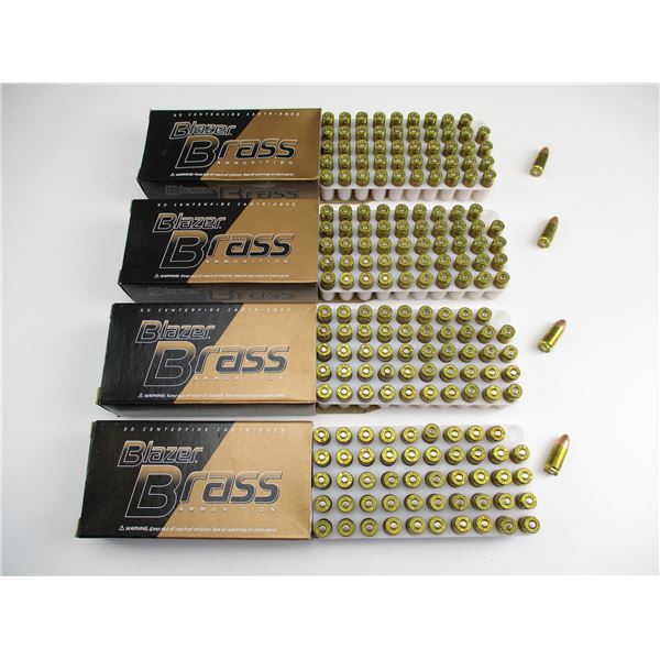 BLAZER BRASS 9MM LUGER AMMO