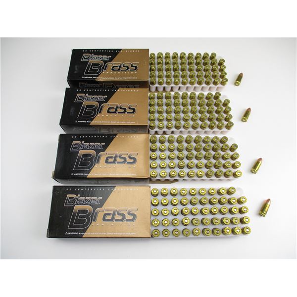 BLAZER BRASS 9MM LUGER AMMO