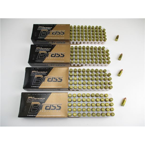 BLAZER BRASS 9MM LUGER AMMO