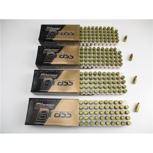 BLAZER BRASS 9MM LUGER AMMO