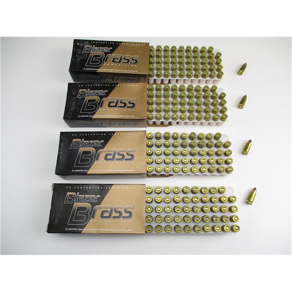 BLAZER BRASS 9MM LUGER AMMO